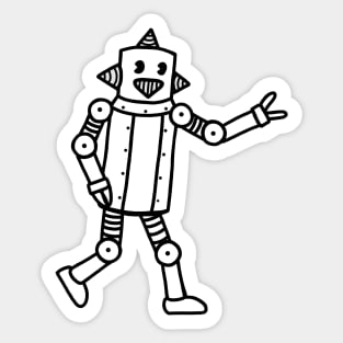 Vintage CP Robot 2 Sticker